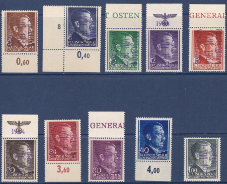 Generalgouvernement Lokalausgaben postfrisch