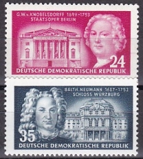 DDR Mi.-Nr. 382/83 **