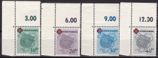 Württ - Mi.-Nr. 40/43 A ** Eckrand