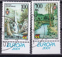 Cept Bosnien/ Serbien A 2001 oo