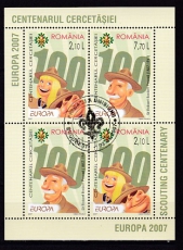 Cept Rumänien 2007 Block 396 I + II oo