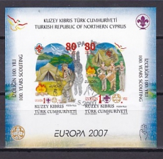Cept türk. Zypern Block 2007 oo