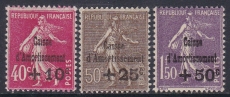 Frankreich Mi.-Nr. 252/54 **