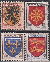 Frankreich Mi.-Nr. 615/18 oo