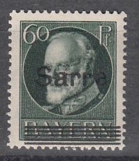 Saar Mi.-Nr. 26 b ** gepr. VP