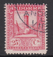 sp. Andorra Mi.-Nr. 20 A oo