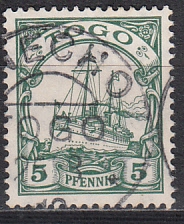 Dt. Kol. Togo Mi.-Nr. 21 oo