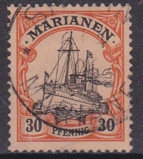 Dt. Kol. Marianen Mi.-Nr. 12 oo