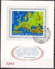 KSZE 1975 Rumänien Mi.-Nr. Block 125 oo