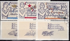 KSZE 1977 CSSR Mi.-Nr. 2407/2409 A oo