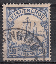 Dt. Kol. Kiautschou Mi.-Nr. 8 oo