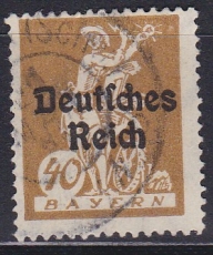 Deutsches Reich Mi.-Nr. 124 VII oo gepr. INFLA