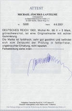 Deutsches Reich Mi.-Nr. 66 II * Fotoattest
