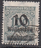 Deutsches Reich Mi.-Nr. 337 A P oo gepr. INFLA