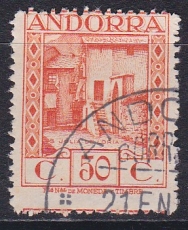 sp. Andorra Mi.-Nr. 23 A oo
