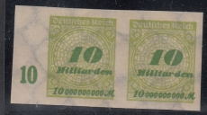 Deutsches Reich Mi.-Nr. 328 U ** Paar