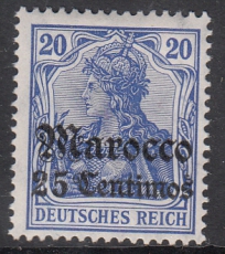 Dt. Kol. Marokko Mi.-Nr. 37 a *