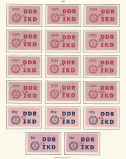 DDR Dienst C Mi.-Nr. 31/45 **