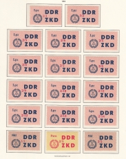 DDR Dienst C Mi.-Nr. 31/45 **