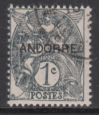 frz. Andorra - Mi.-Nr. 2 oo