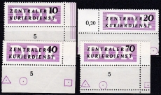 DDR Dienst B Mi.-Nr. 6/9 **