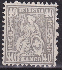Schweiz Mi.-Nr. 42 **
