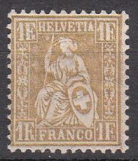 Schweiz Mi.-Nr. 44 *