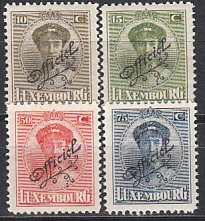 Luxemburg Dienst Mi.-Nr. 129/32 **