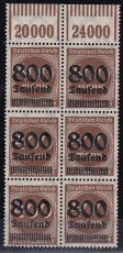 Deutsches Reich Mi.-Nr. 305 AF I ** gepr. INFLA