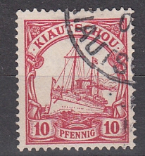 Dt. Kol. Kiautschou Mi.-Nr. 7 oo