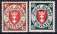 Danzig Mi.-Nr. 243/44 **