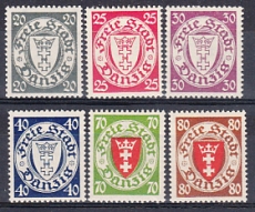 Danzig Mi.-Nr. 245/50 **
