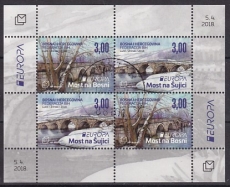 CEPT - Bosnien-Mostar Block 2018 oo
