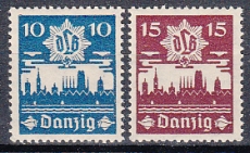 Danzig Mi.-Nr. 267/68 **