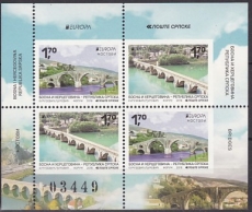 CEPT - Bosnien/Serbien H-Blatt 2018 **