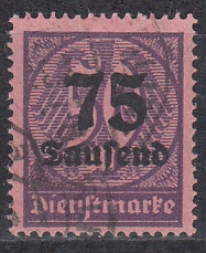 Deutsches Reich Dienst Mi.-Nr. 91 oo gepr.