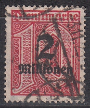 Deutsches Reich Dienst Mi.-Nr. 97 oo gepr. INFLA