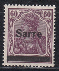 Saar Mi.-Nr. 14 b I ** gepr. BPP