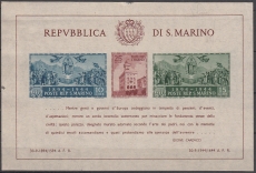 San Marino - Mi.-Nr. Block 4 B ** Randmängel