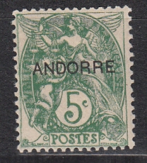 frz. Andorra Mi.-Nr. 5 **