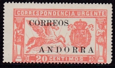 sp. Andorra Mi.-Nr. 14 **