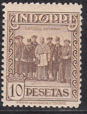 sp. Andorra Mi.-Nr. 26 A *