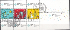 Bund Mi.-Nr. 3438/40 oo Heftchenblatt