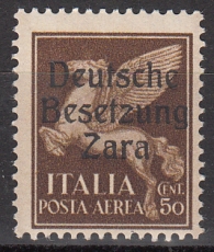 Deutsche Besetzung Zara Mi.-Nr. 24 **