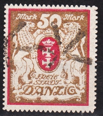 Danzig Mi.-Nr. 100 Yb oo gepr. dünn