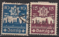 Danzig Mi.-Nr. 267/68 oo