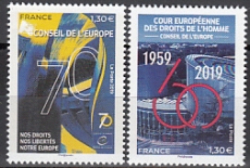 Frankreich-Europarat Mi.-Nr. 78/79 **