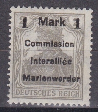 Marienwerder Mi.-Nr. 22 *