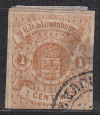 Luxemburg Mi.-Nr. 3 oo Mgl.