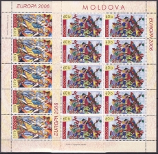 CEPT Moldawien Kleinbogen ** 2006